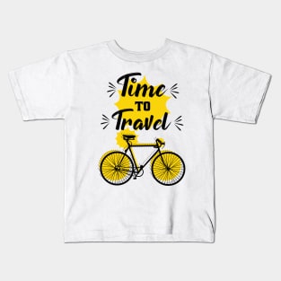 Time to Travel Kids T-Shirt